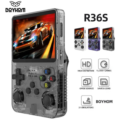 R36S Retro Handheld Video Game Console 